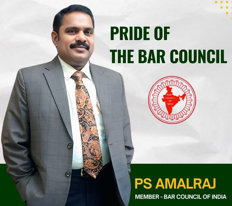 P S Amalraj elected as Member, Bar Council of India